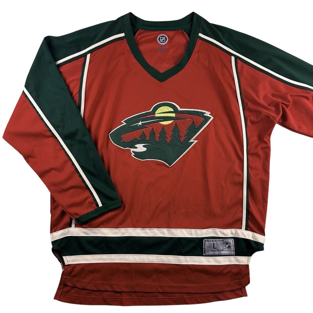 Minnesota Wild Hockey Jersey Official Licensed Team apparel Size Adult Large‎
